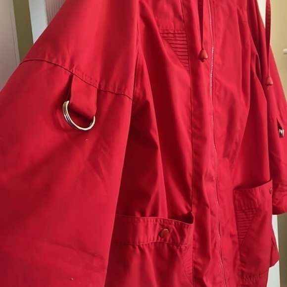 𝅺AURORA International by abbmoor red fashion full-zip jacket - size 16 - Picture 3 of 11